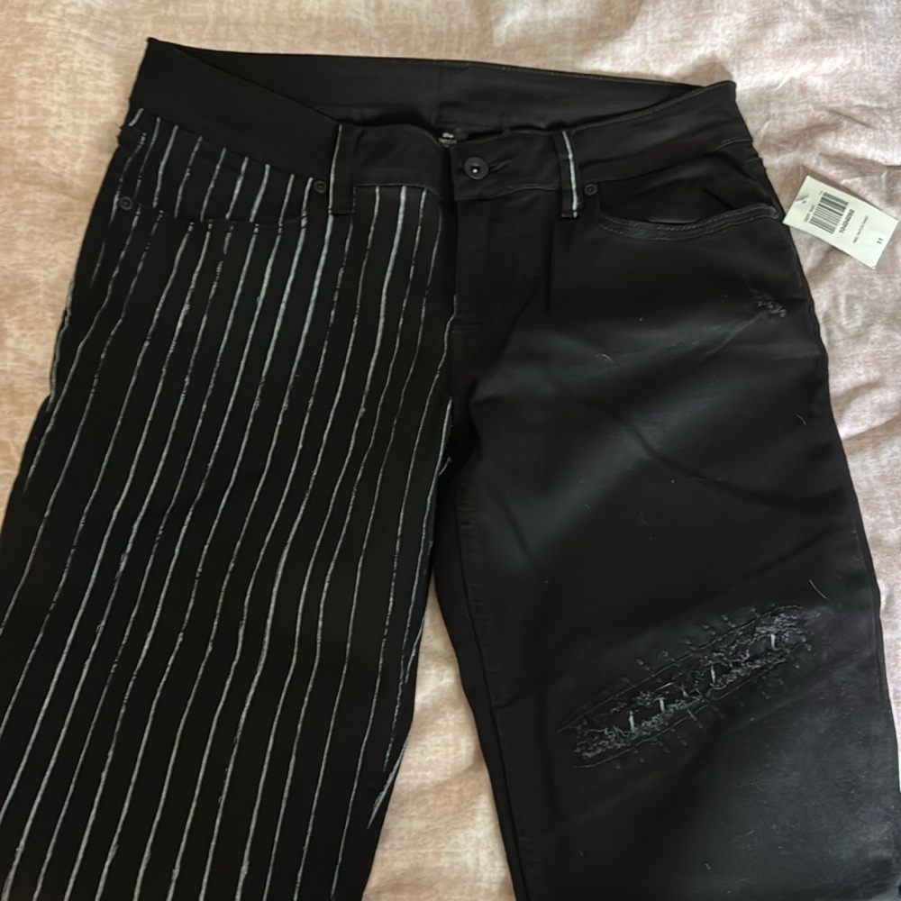 Nightmare Before Christmas Black Denim Parch Jeans/Pant